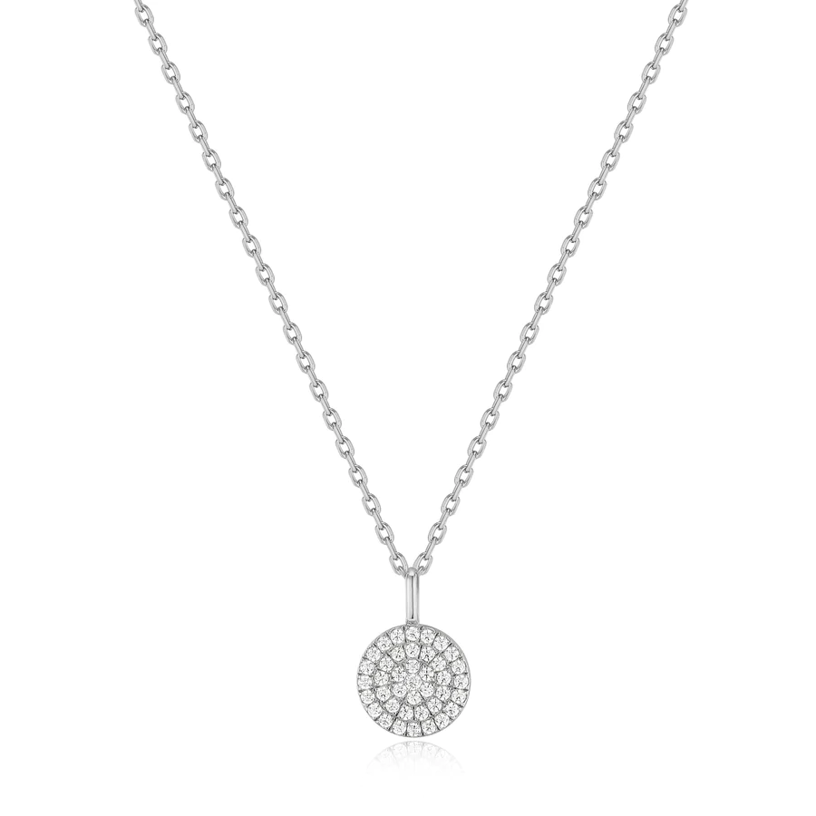 chaine ania haie disque «glam» argent chaine ania haie disque «glam» argent