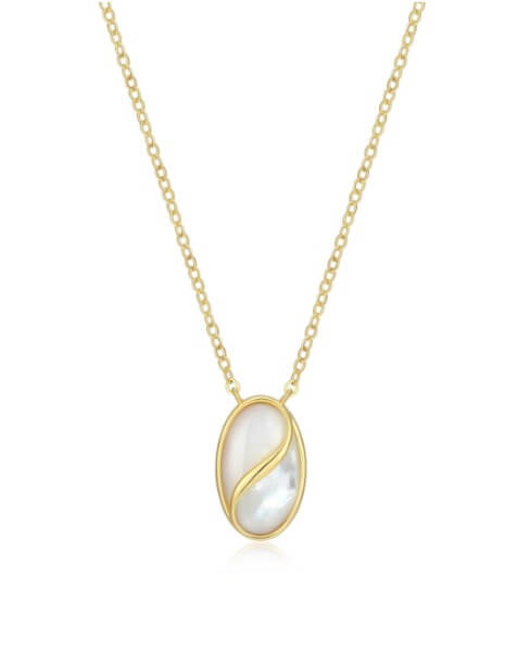 Collier Elle or et nacre de perle - 30lc1ga948 - Elle Jewelry
