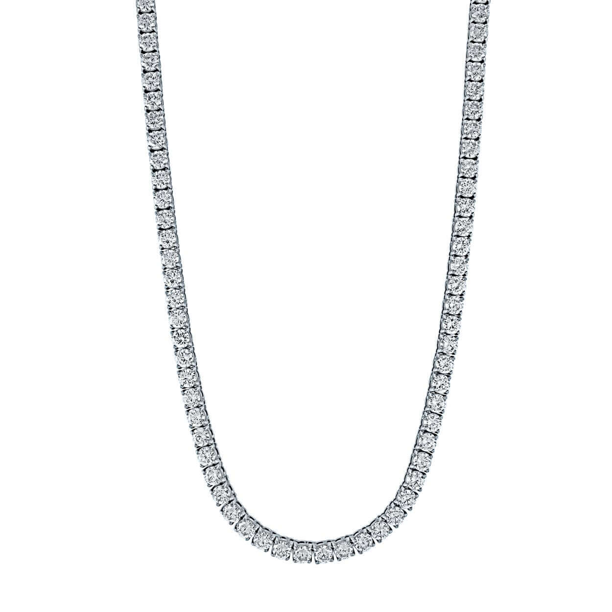 collier italgem argent tennis 20 pouces - smb629-si-wcz - 