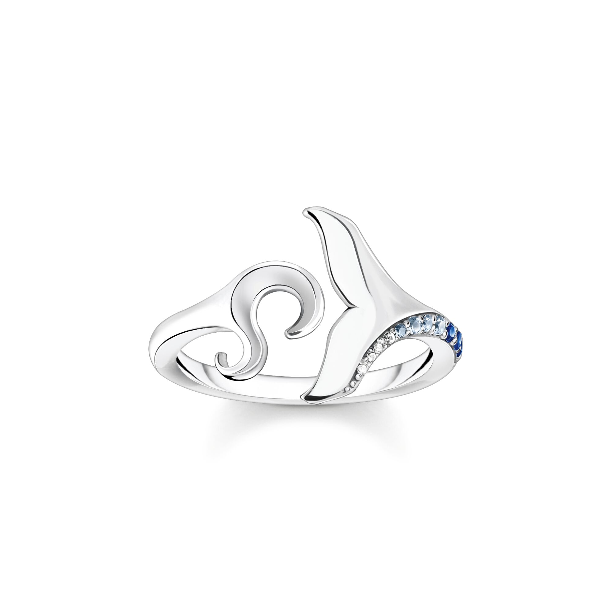 Bague thomas sabo Caudale pierres bleues - R2305 - Thomas Sabo