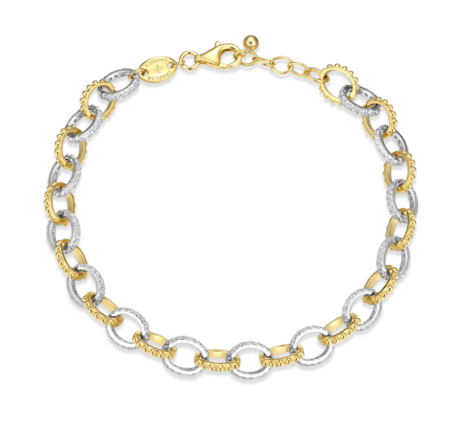 Bracelet Charles Garnier 2 tons cz - s1q1kj00rr - Charles Garnier
