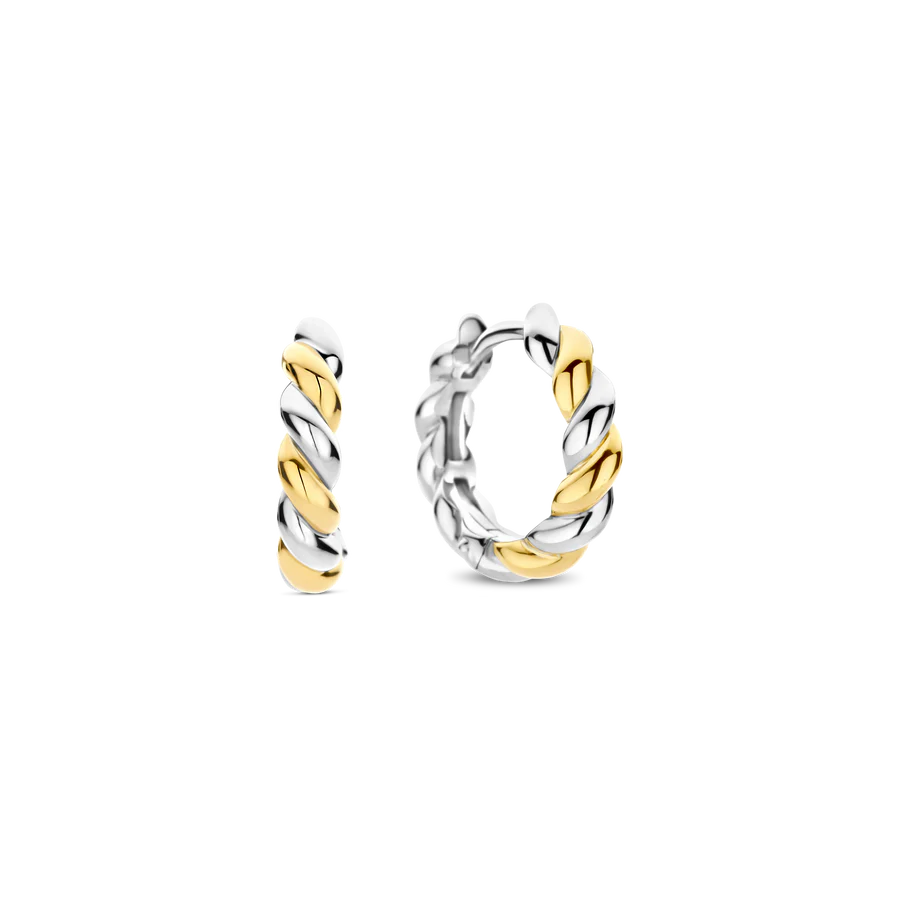 Anneaux TiSento deux tons - 78021sy - Tisento