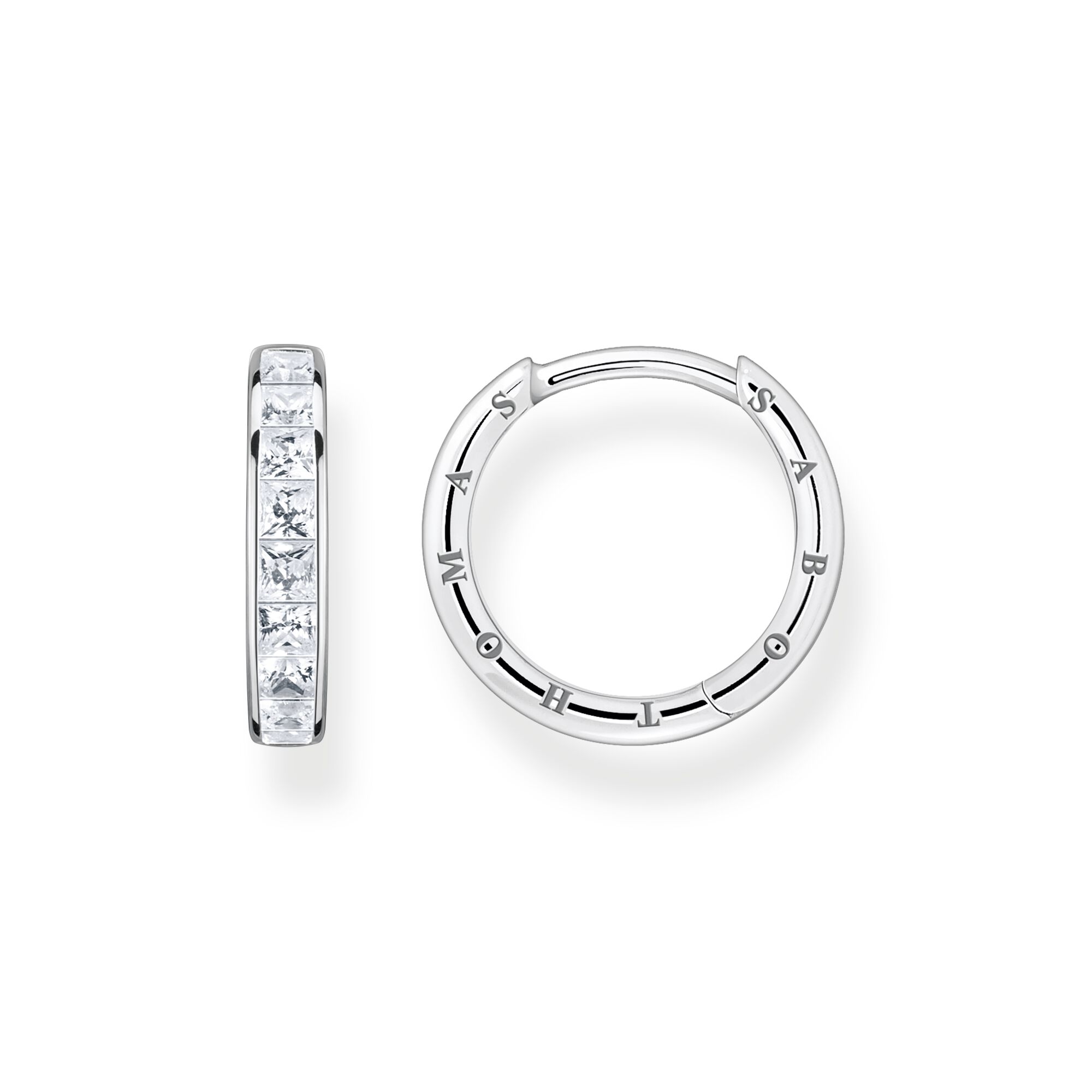 boucle d'oreille THOMAS SABO anneau argent