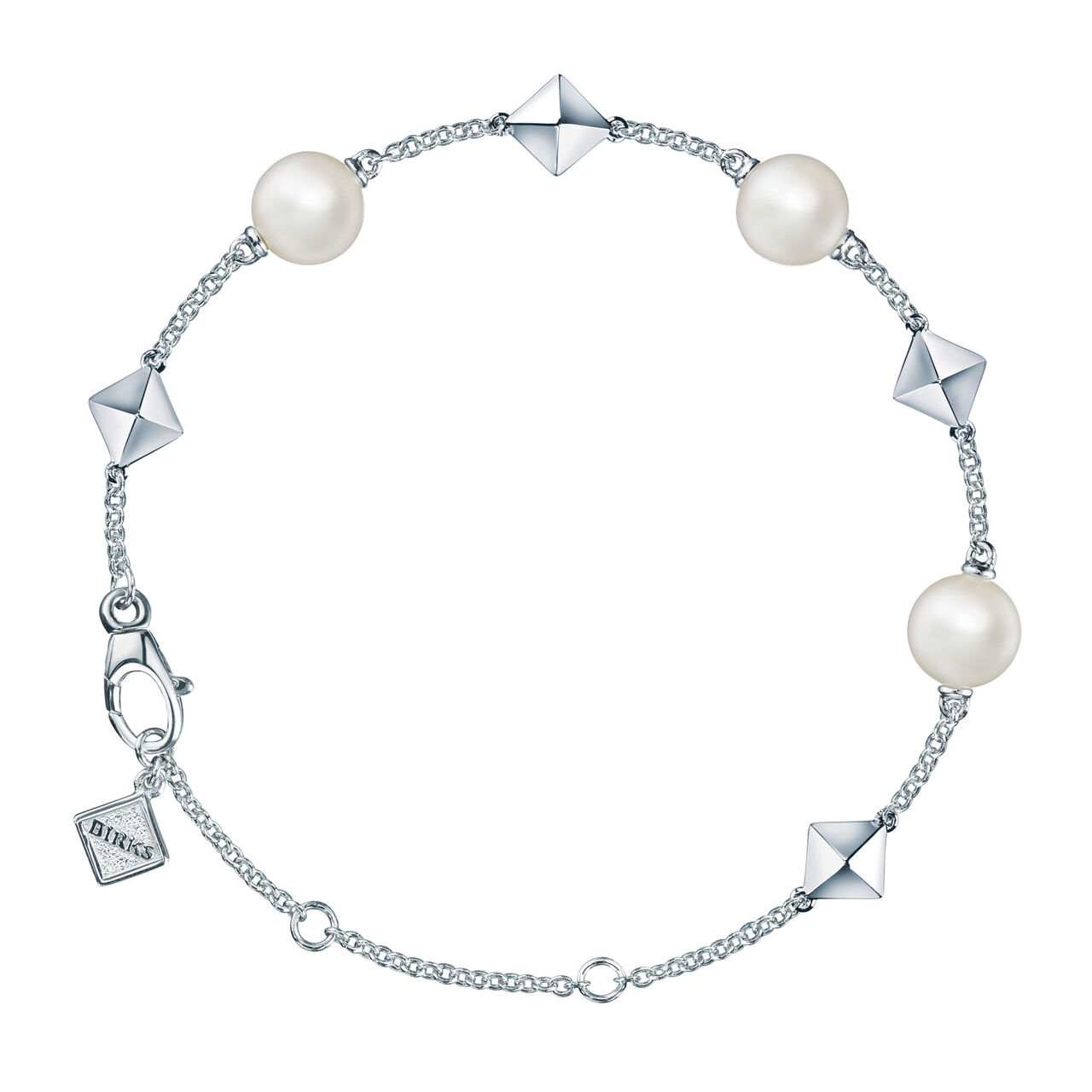 Birks Rock & Pearl MD Bracelet en argent et perles - 450009223847 - Birks