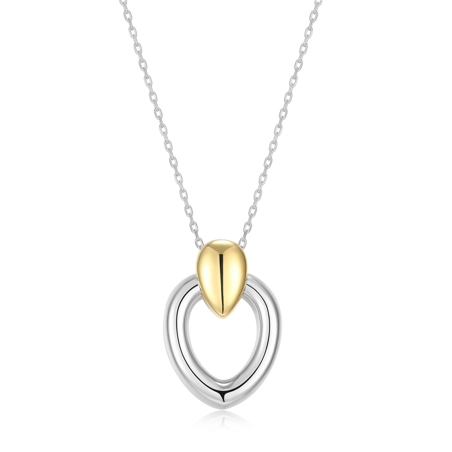 Collier ELLE « CELESTE » en argent et placage d'or - R0LC17A046 - Elle Jewelry