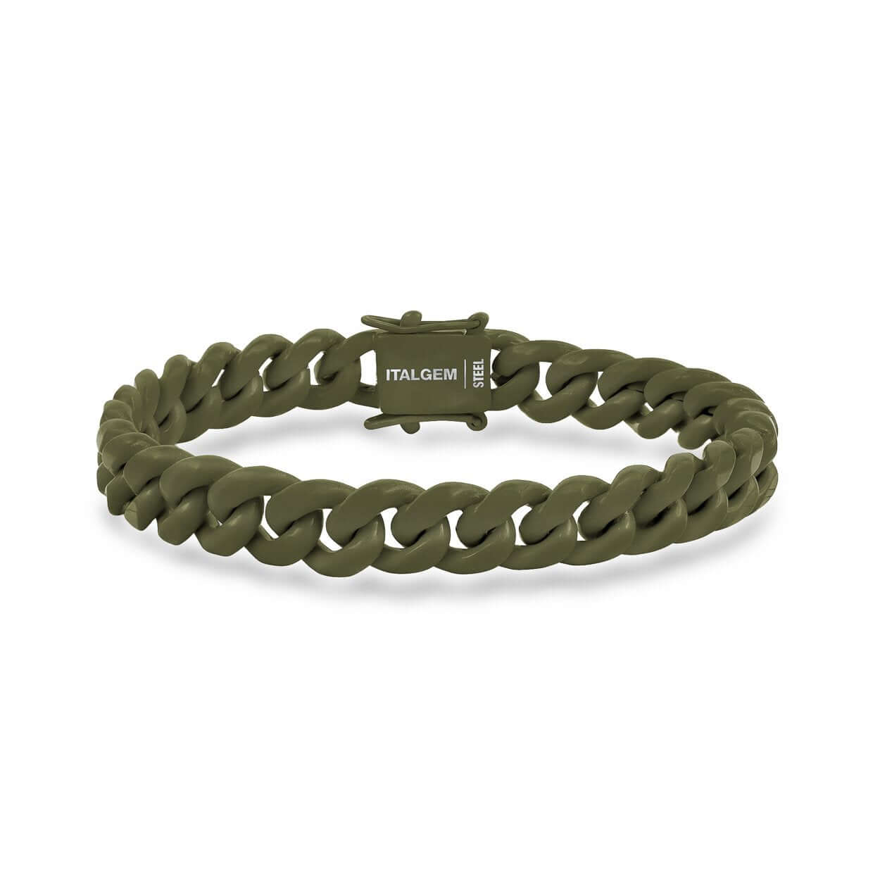 bracelet italgem en stainless vert - scc7 - 