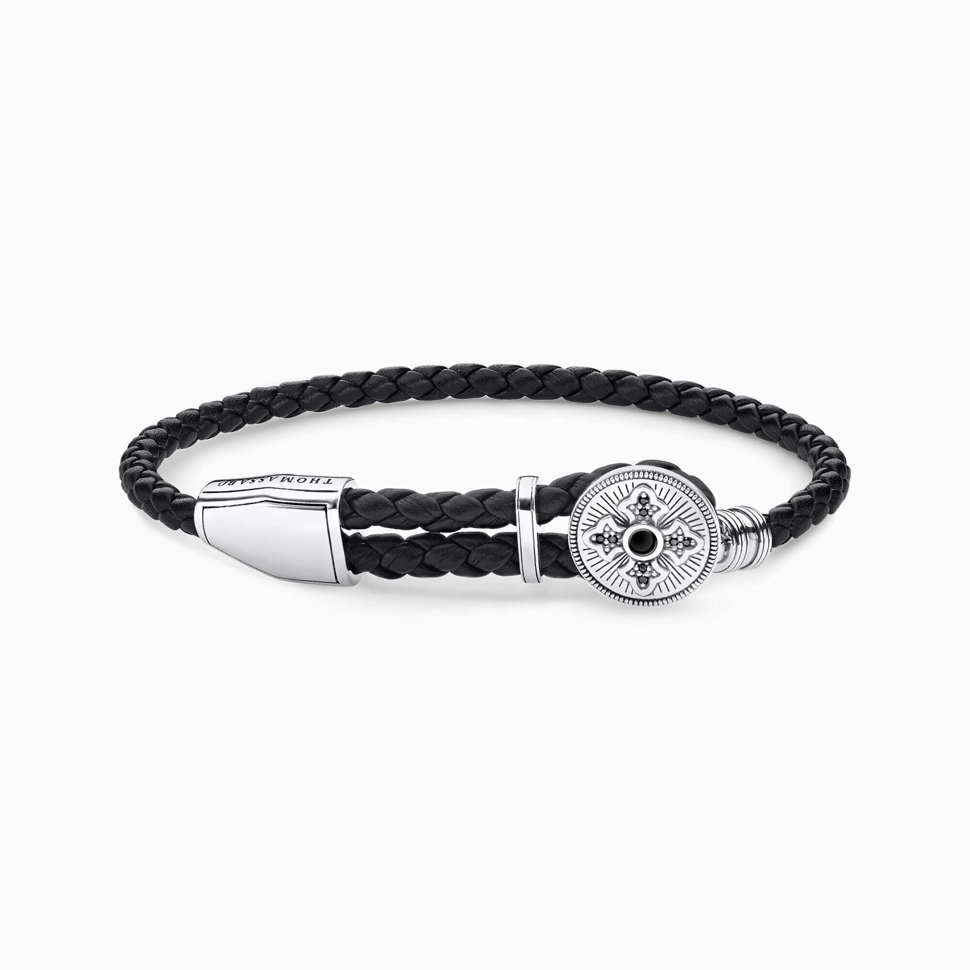 Bracelet thomas sabo cuir en croix - a1861-949-11 - Thomas Sabo