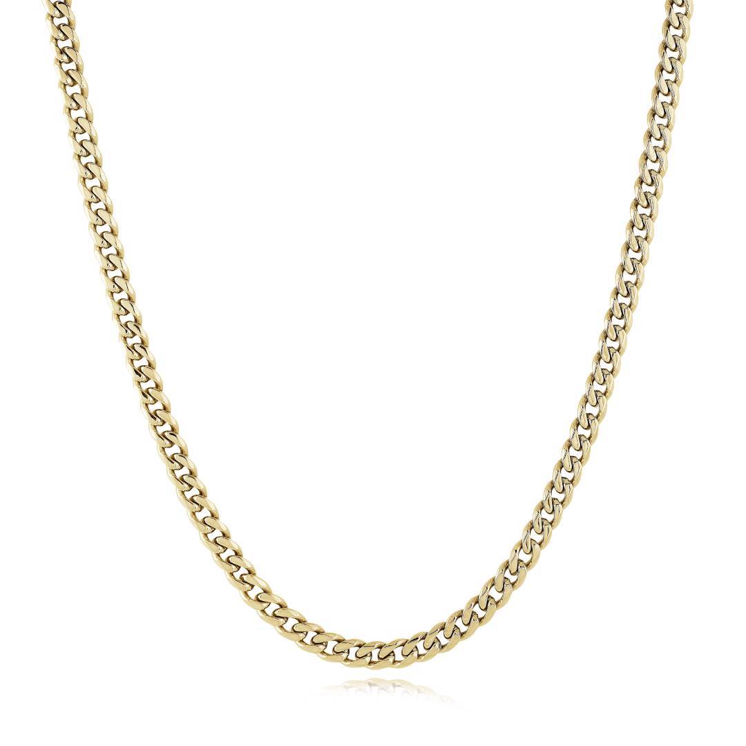 Chaine en stainless plaqué or - syn99-22 - 