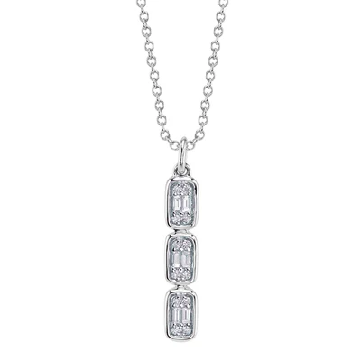 Collier Shy or 14kt avec 0,14cts de diamants - sc55027459 - 