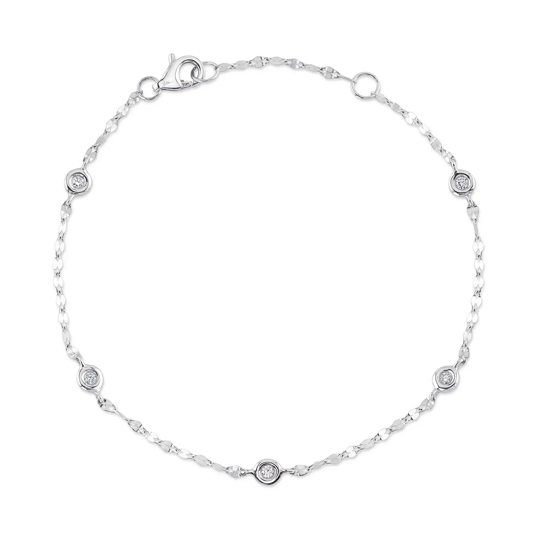 Bracelet 14kt avec diamants - sc55025786 - 