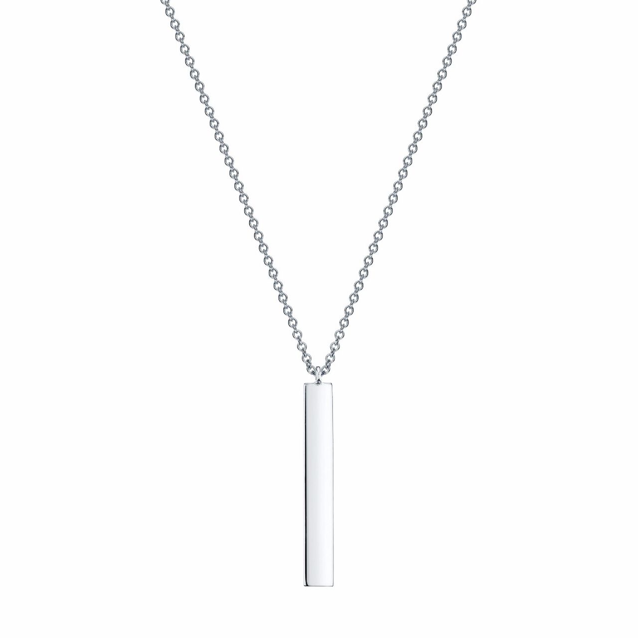 Birks Essentiels Collier à barre verticale en argent