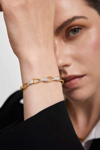 Bracelet Ania Haie or et cz - b078-03g - Ania Haie