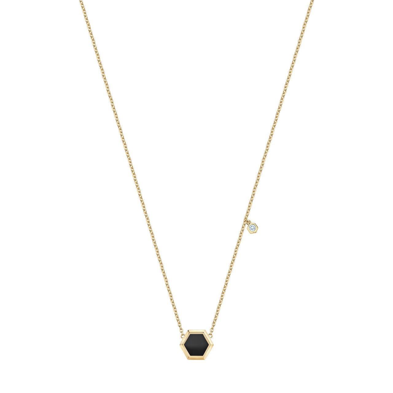 Birks Bee Chic MD Pendentif avec onyx noir et accent en diamant - 450018081780 - Birks