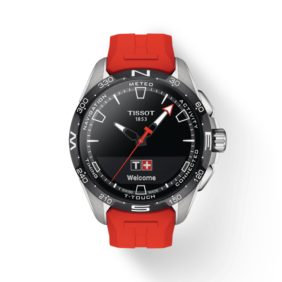 Montre TISSOT T-Touche Connect solar bracelet rouge - t1214204705101 - Tissot
