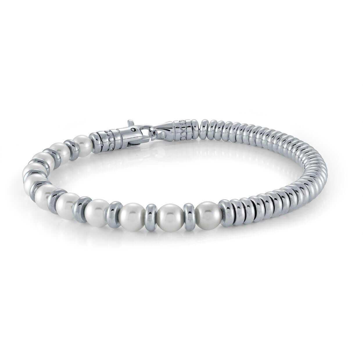 bracelet italgem argent avec perles - bb-336 - 