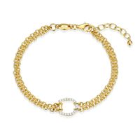 Bracelet Charles Garnier or et cz - s1q1l2974r - Charles Garnier