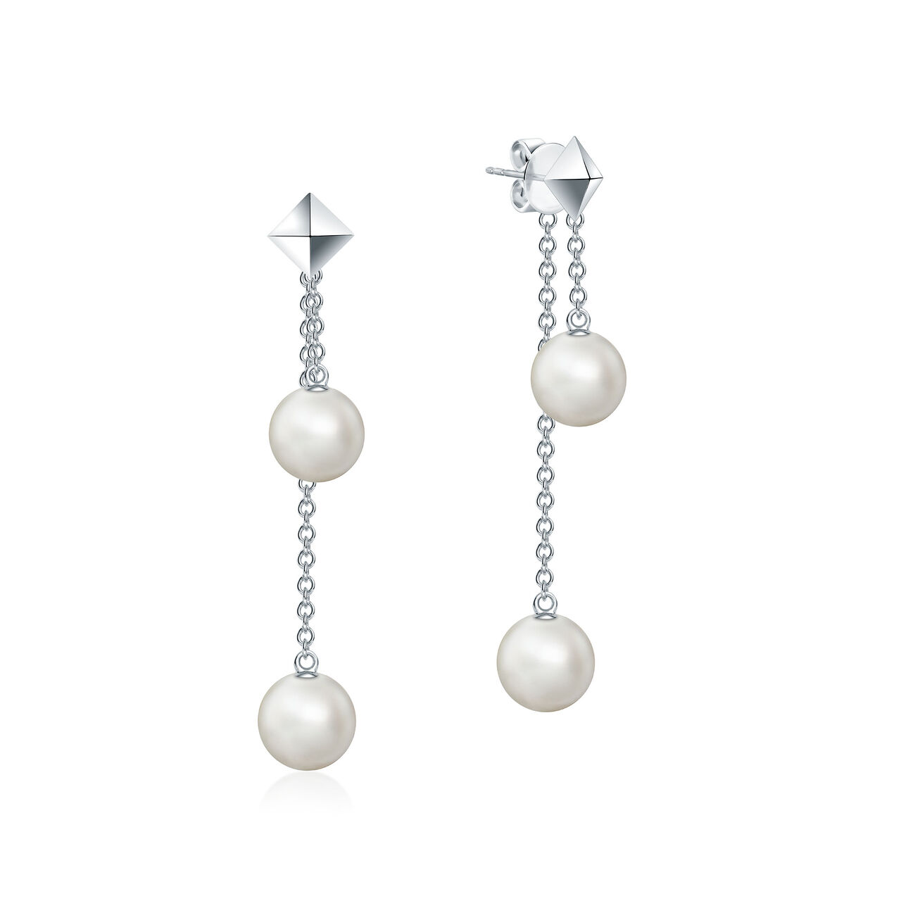 Birks Rock & Pearl MD Boucles d’oreilles pendantes en argent et perles - 450009160067 - Birks