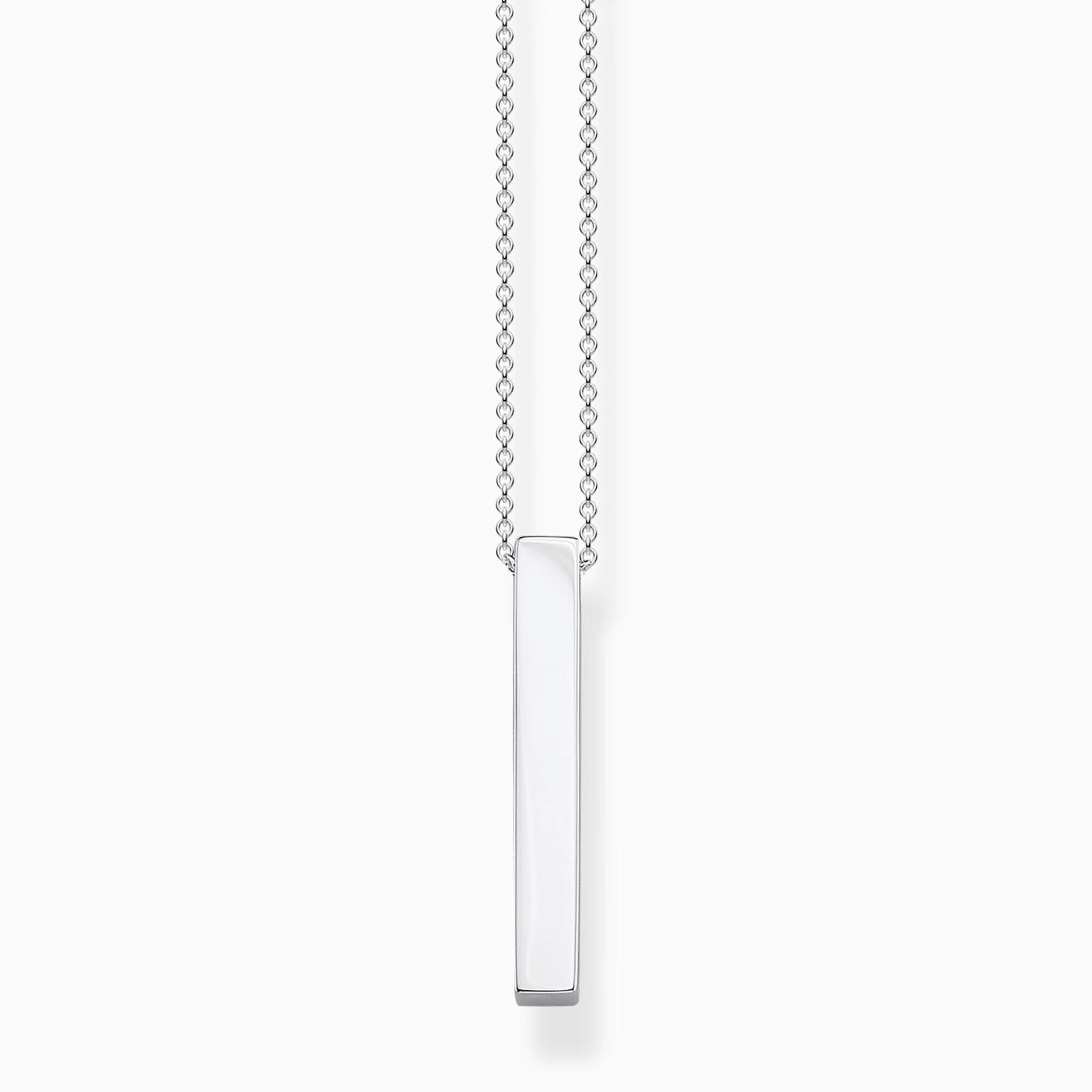 collier Thomas sabo avec pavé droit argenté - ke1907-413-39 - Thomas Sabo