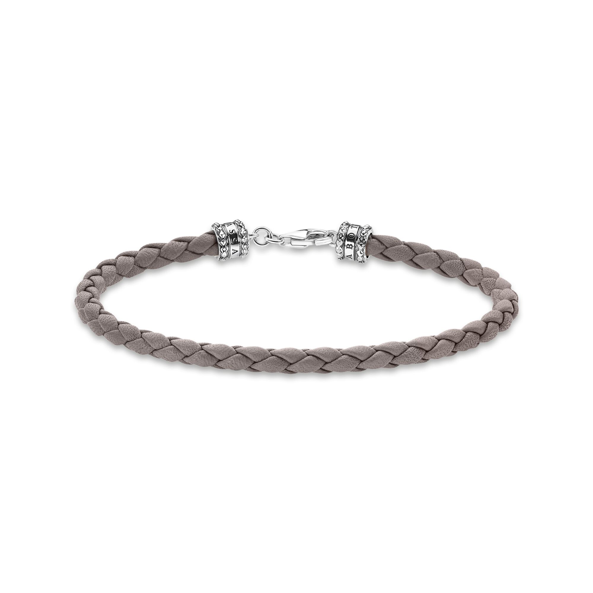 Bracelet Thomas Sabo en cuir gris - B1178 - Thomas Sabo