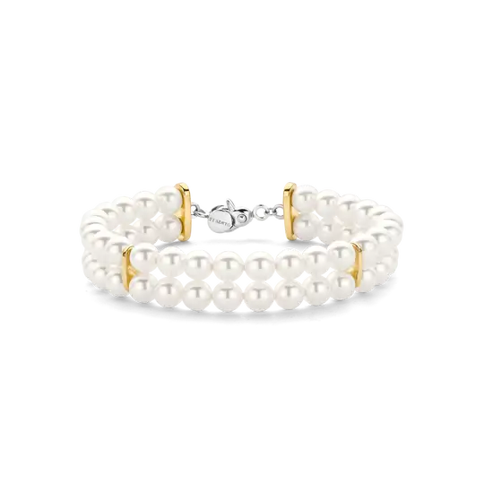 Bracelet TiSento perles doubles - 23077yp - Tisento