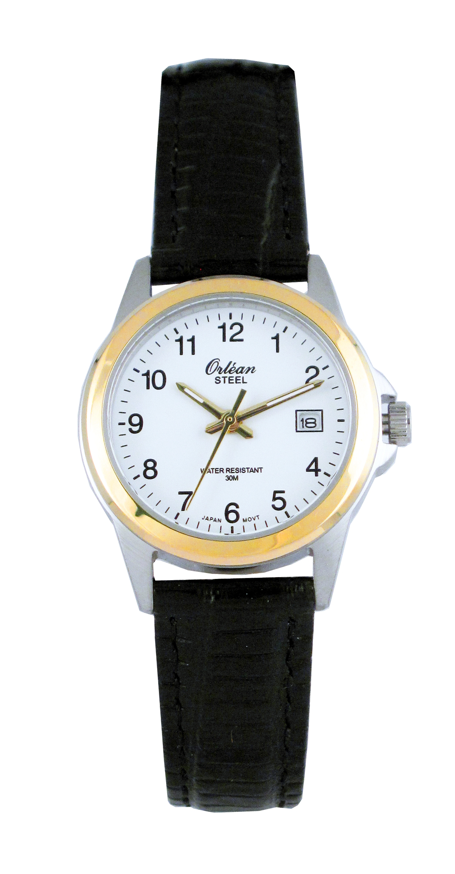 Montre ORLEAN bracelet cuivre fond blanc - X9237 - Orléan