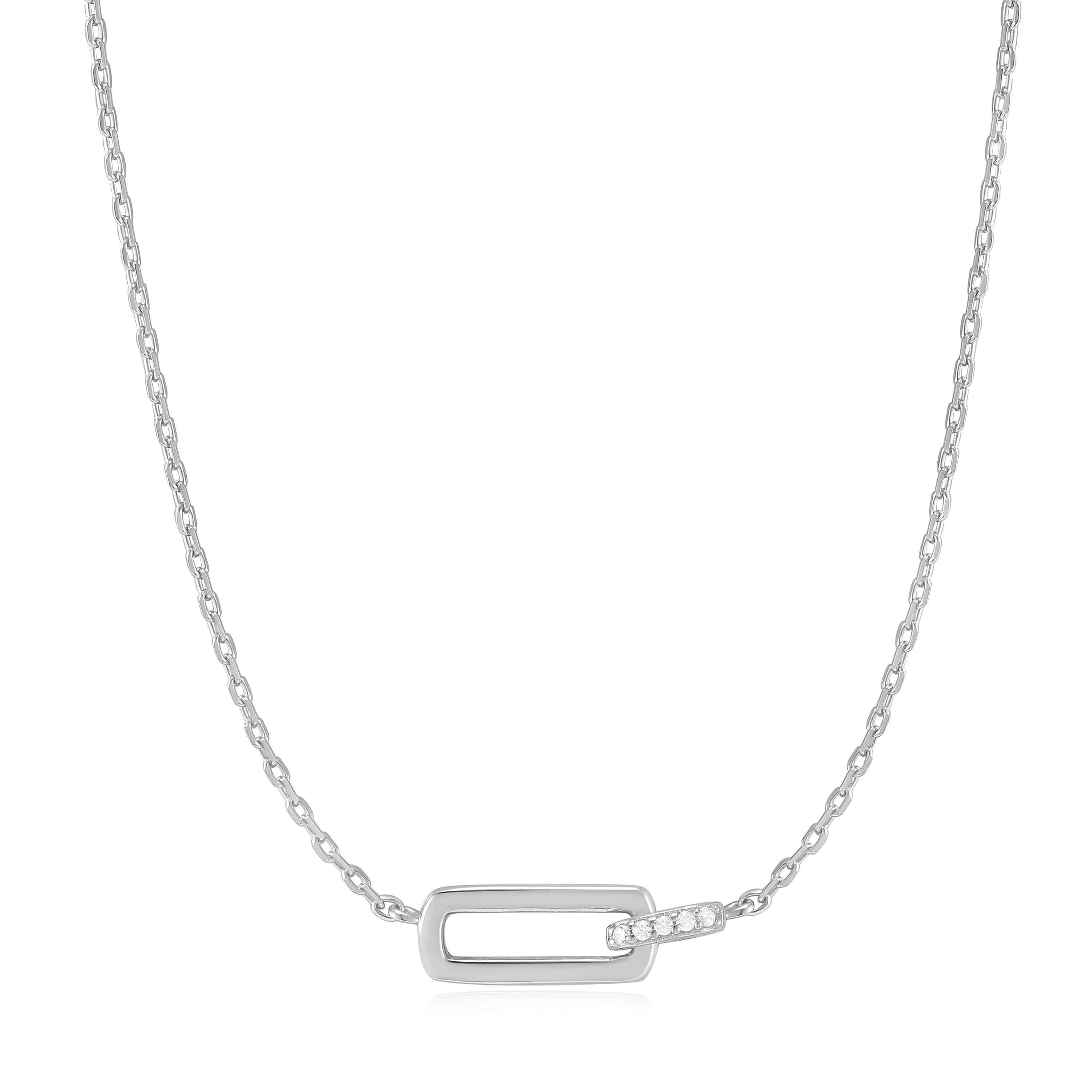 collier ania haie argent interlock