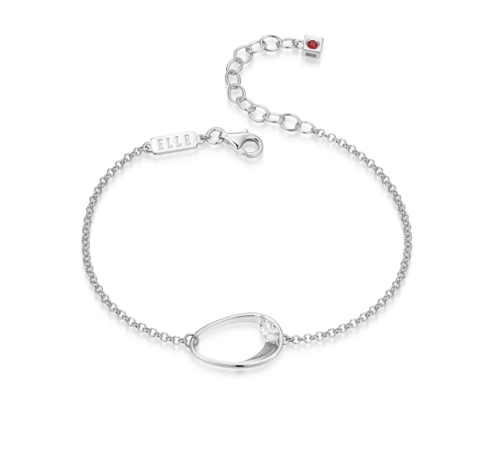 Bracelet en argent Elle cz marquise - r1larp004r - Elle Jewelry