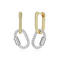 Boucles oreilles Charles Garnier 2 tons et cz - r2qolr009f - Charles Garnier