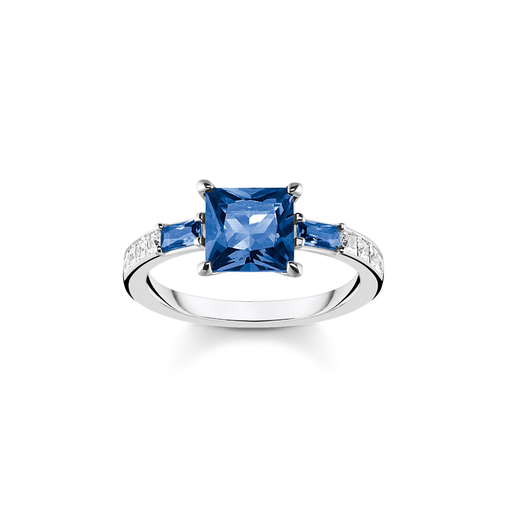 Bague thomas sabo pierres bleues 