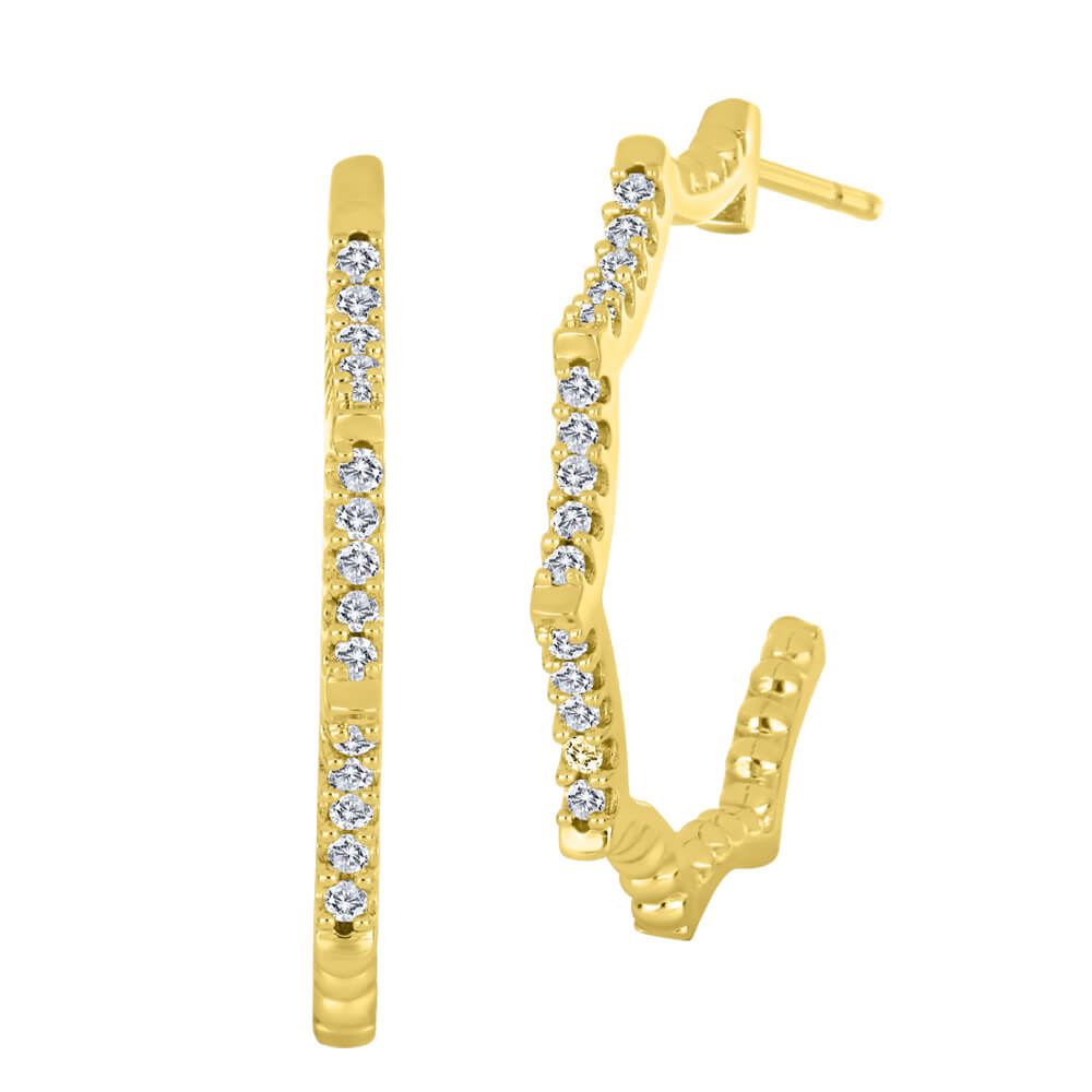 Anneaux or 10kt et dia. lab. - lxg3175/e - Beverly Hills Jewellers