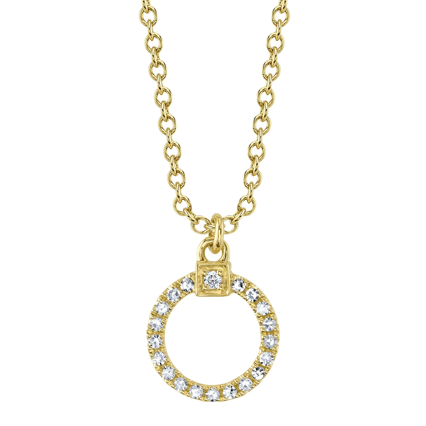 collier or 14kt et diamants - sc55025527 - 