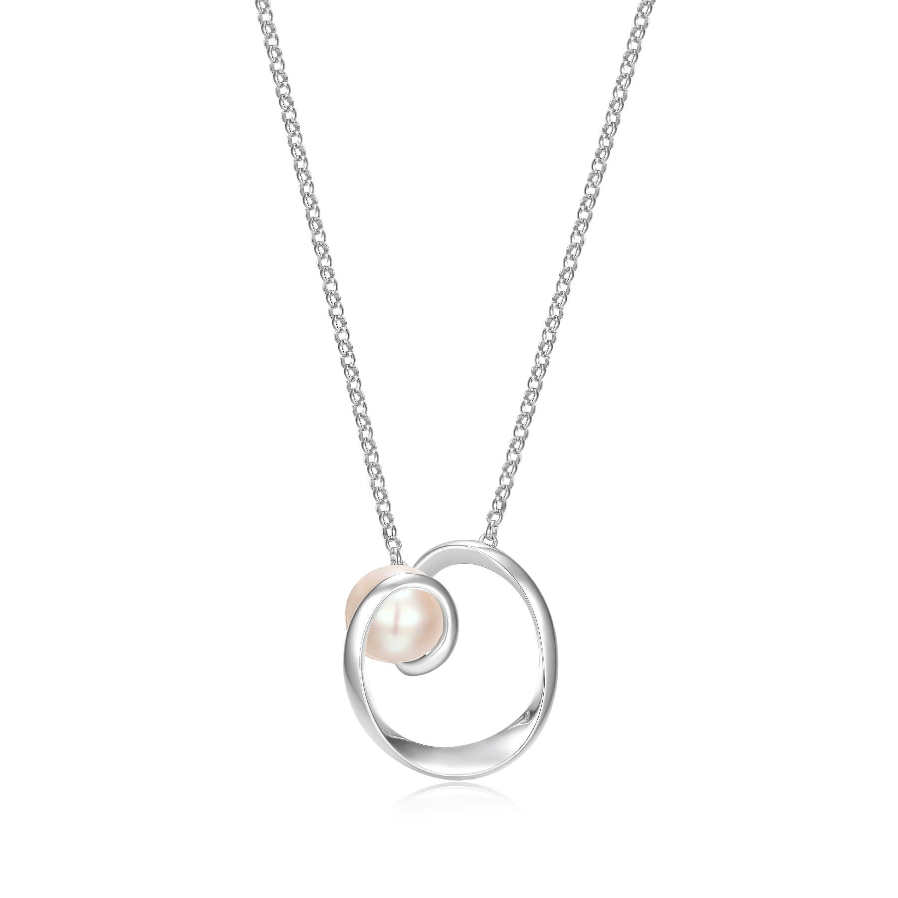 Collier argent Elle