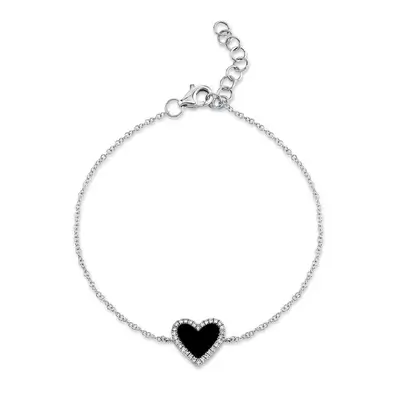 Bracelet or 14kt, diamants et onyx - SC55019296 - 