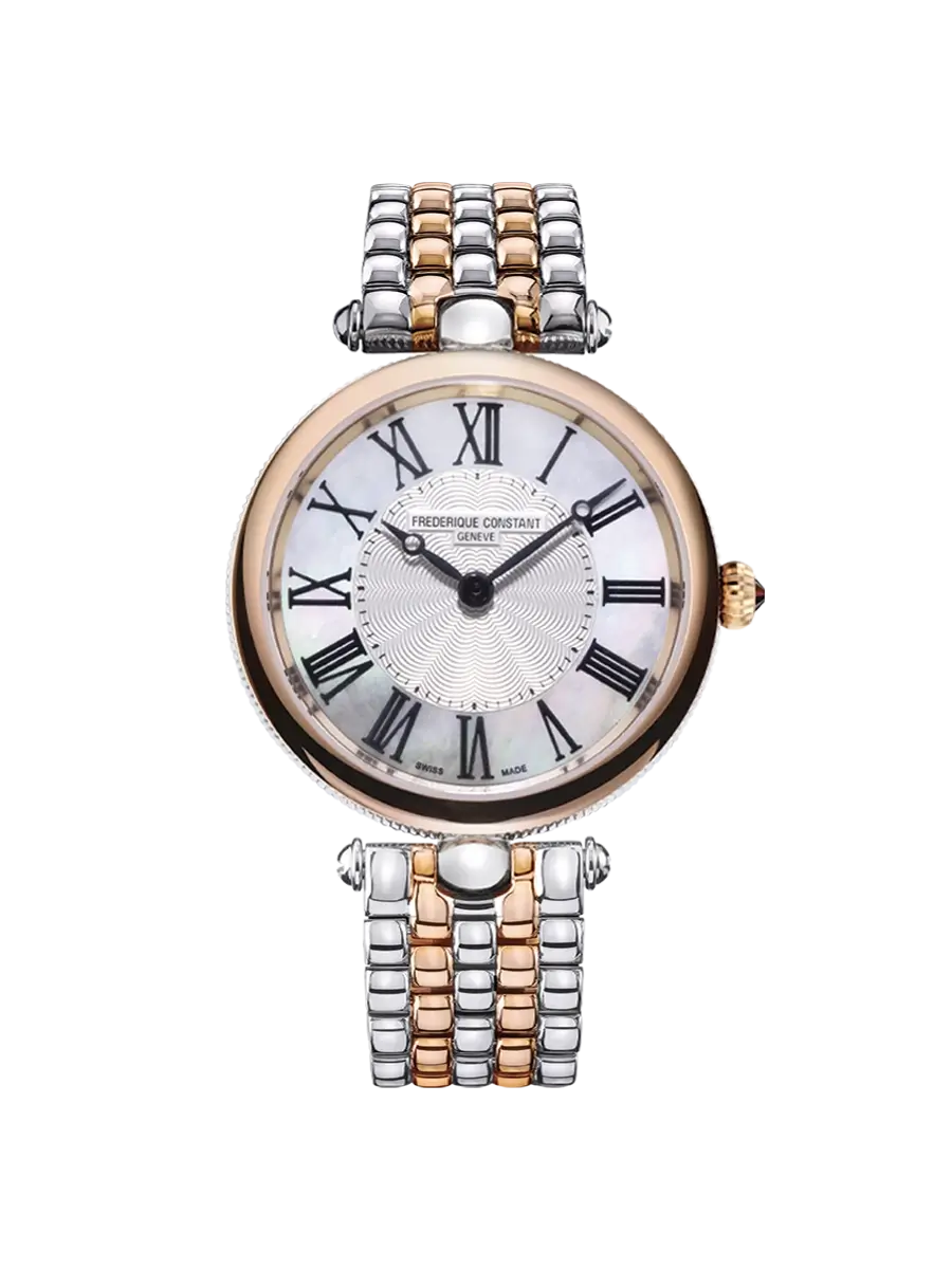 FREDERIQUE CONSTANT CLASSICS ART DECO ROUND - FC-200MPW2AR2B - Frederique Constant