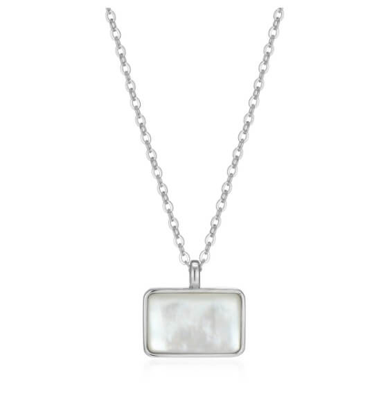 Collier elle argent et nacre - rolc28a948 - Elle Jewelry