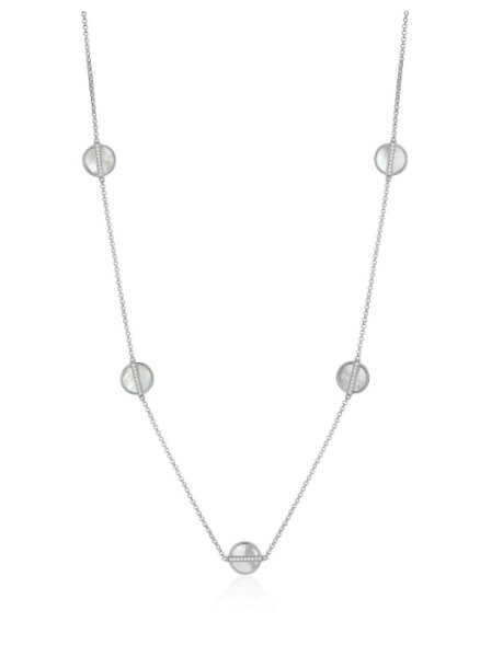 Collier Elle argent cz et nacre - rolc1ea94h - Elle Jewelry