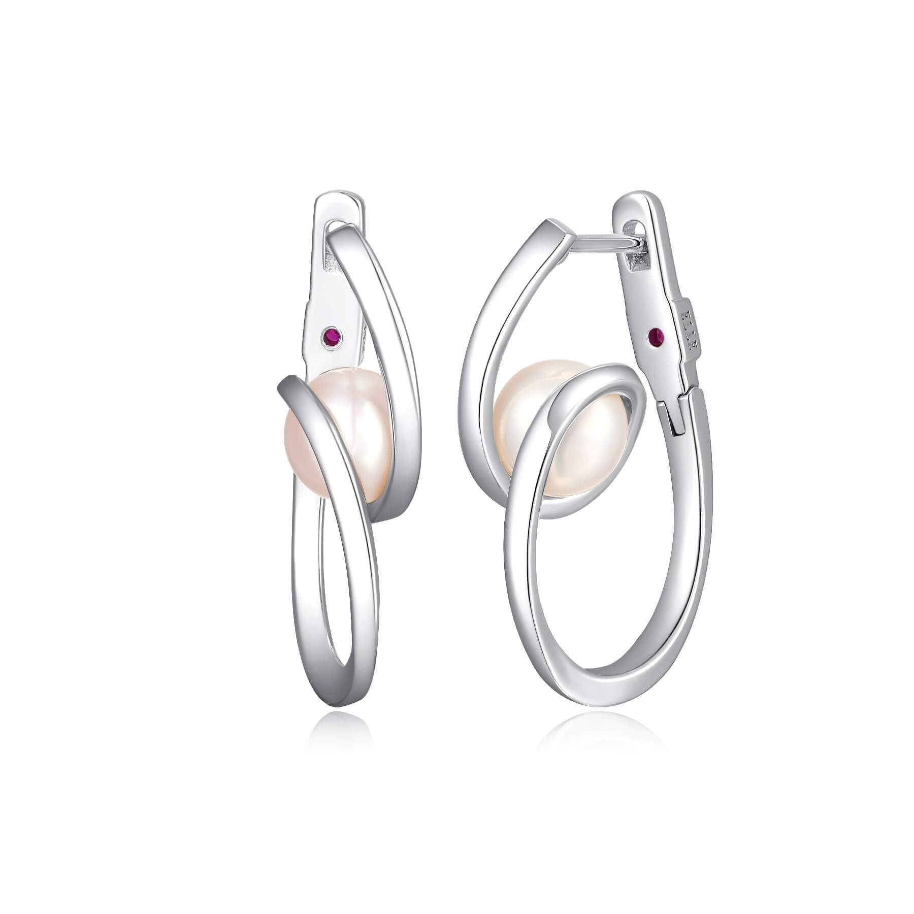 Boucles d'oreilles argent Elle - r2lcsq459m - Elle Jewelry