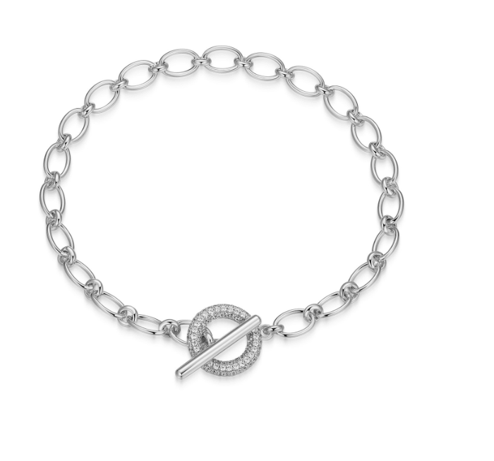 Bracelet argent Elle argent et cz - r1larq00sr - Elle Jewelry