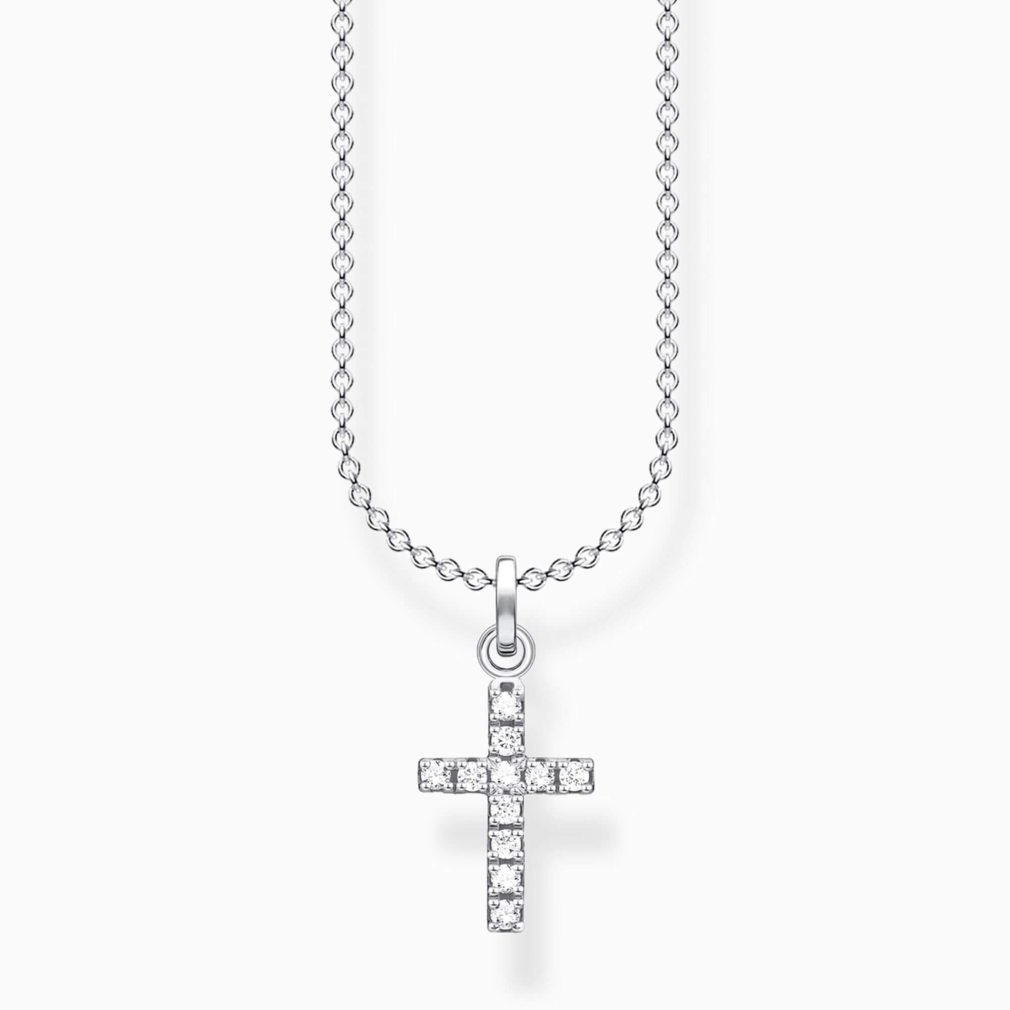 collier Thomas sabo pendentif en croix avec pavé argent - ke2069-041-14 - Thomas Sabo