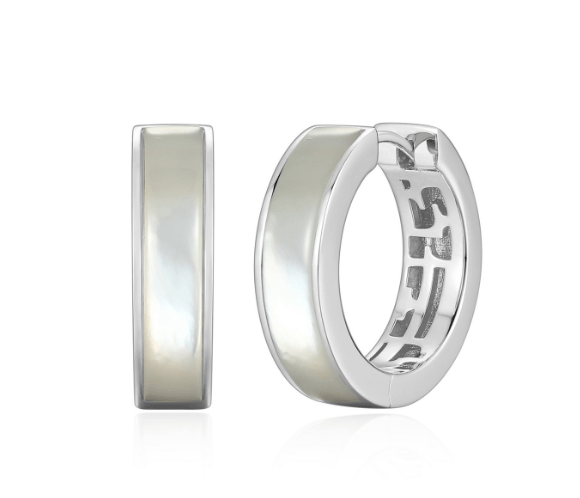 Boucle d'oreilles Elle argent et nacre de perle - r2lcvsa98f - Elle Jewelry