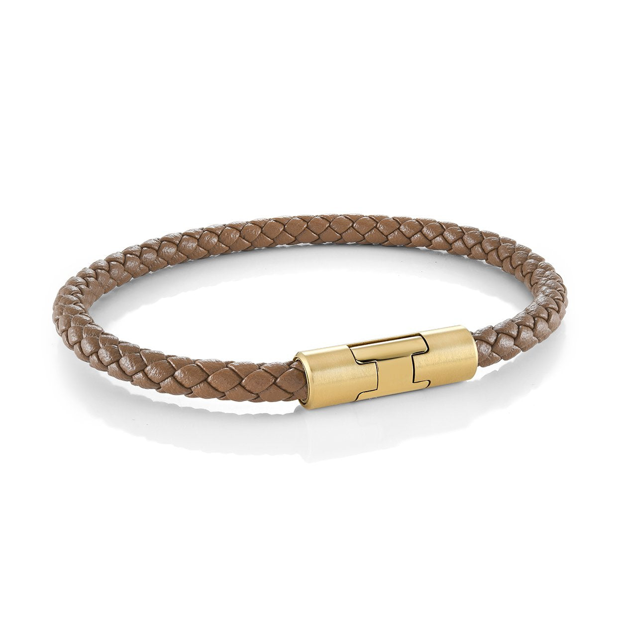 Bracelet en cuir et stainless - 01031058 - 