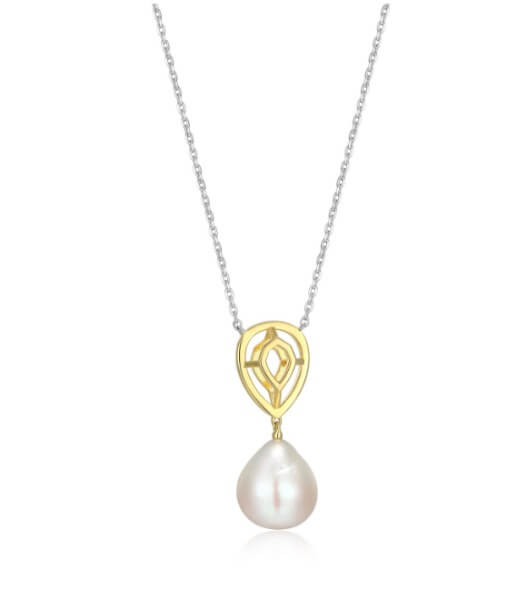 Collier Elle argent et perle - rolc1u4546 - Elle Jewelry