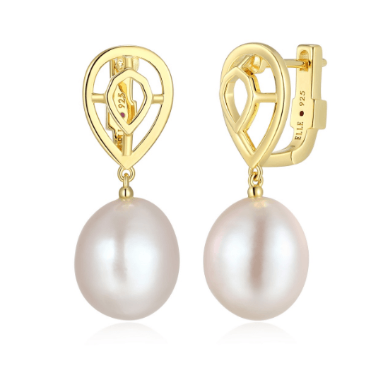 Boucles d'oreilles Elle or et perle - 32lcvu459m - Elle Jewelry