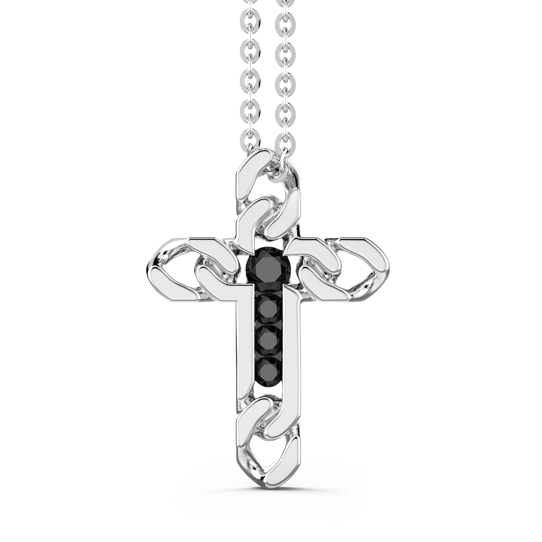 Chaine et pendentif argent Zancan - esc030-55 - Zancan Gioielli