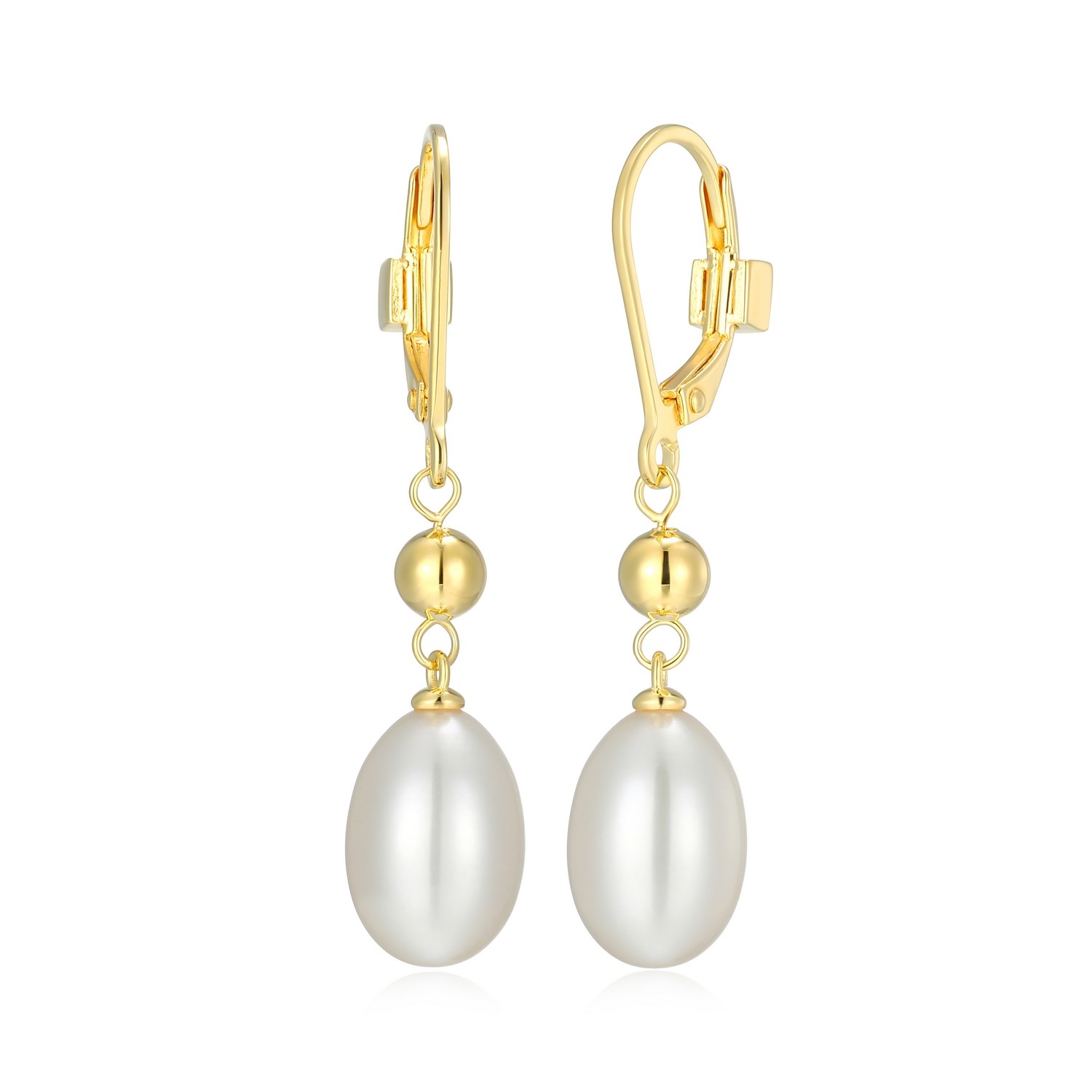 Boucles d'oreilles ELLE « GENESIS » perle et placage d'or - 32LCU74503 - Elle Jewelry