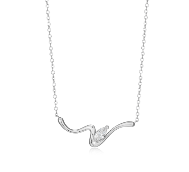 Collier Elle argent et cz marquise - r0lc2h0048 - Elle Jewelry