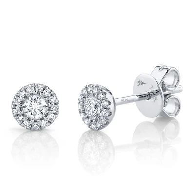 Boucles d'oreilles Shy or 14kt et 0.25cts de diamants - sc55002599 - 