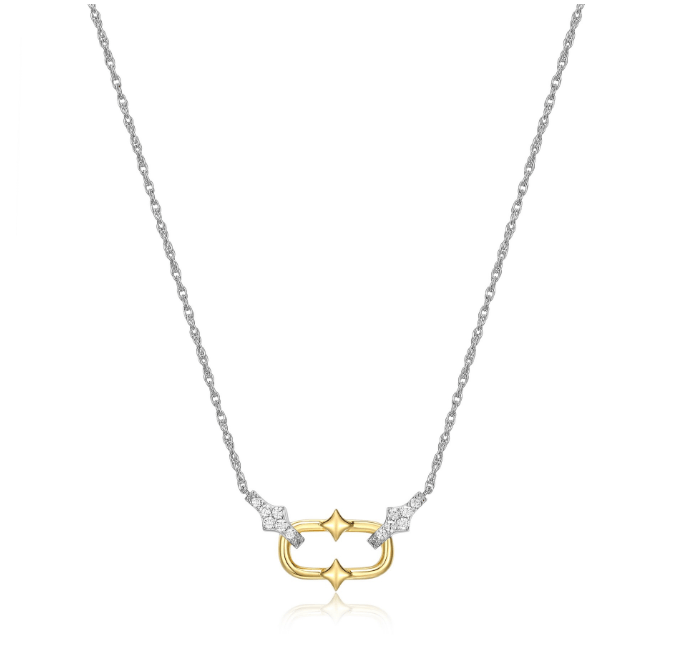 Collier Charles Garnier 2 tons et cz - roqoea9746 - Charles Garnier