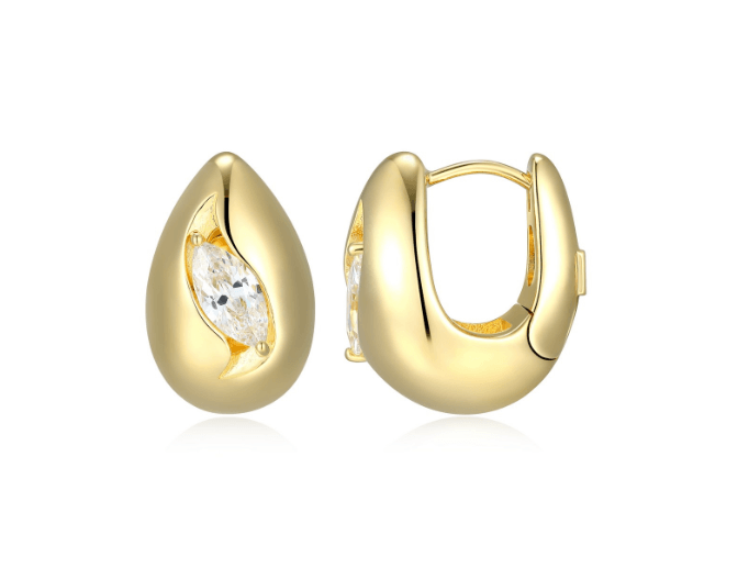 Boucles d'oreilles Elle or et cz - 32lcwb978f - Elle Jewelry