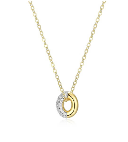 Collier Elle or et cz - 30lc2k9748 - Elle Jewelry